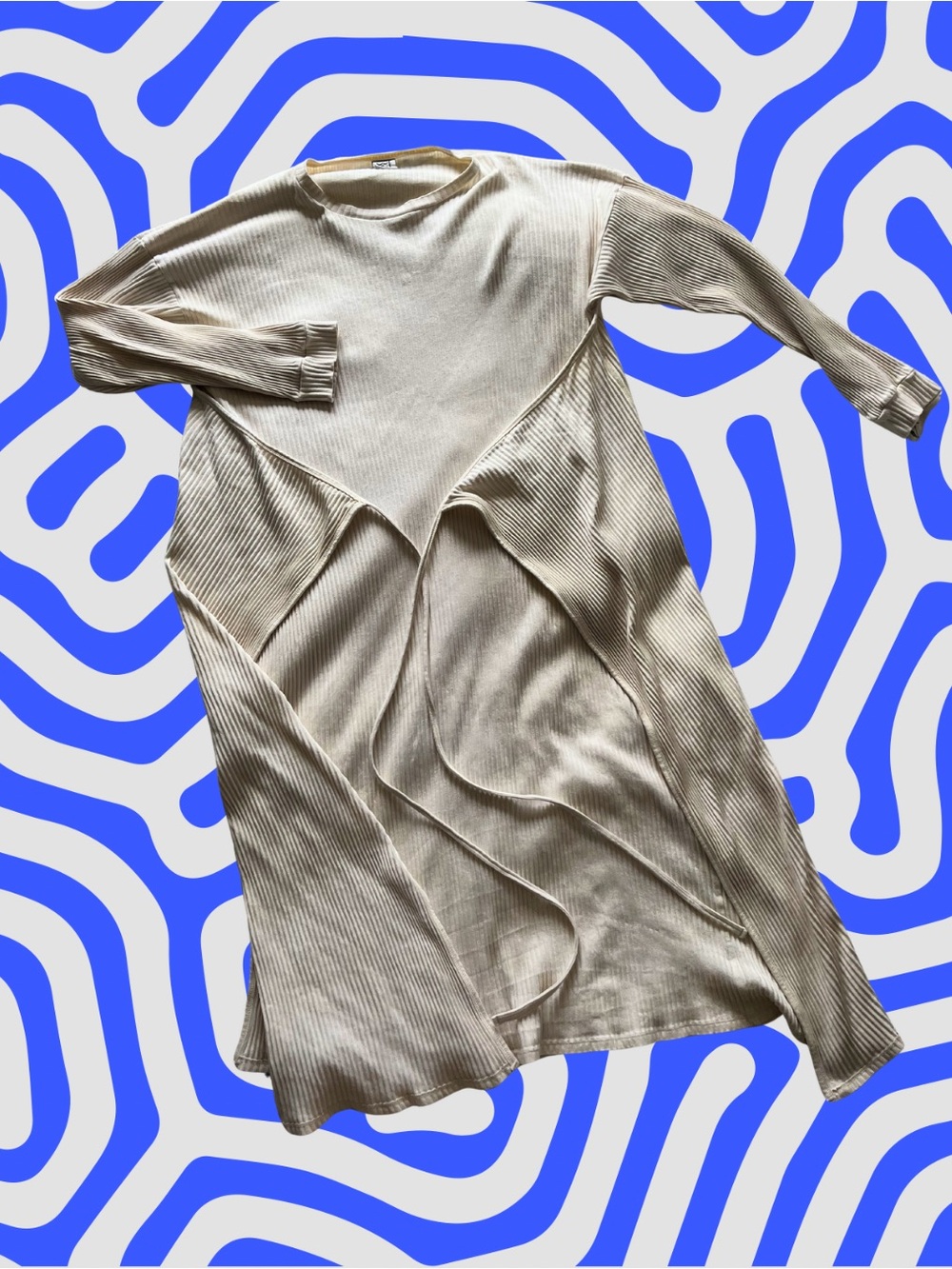 Baserange Long Cream Dress